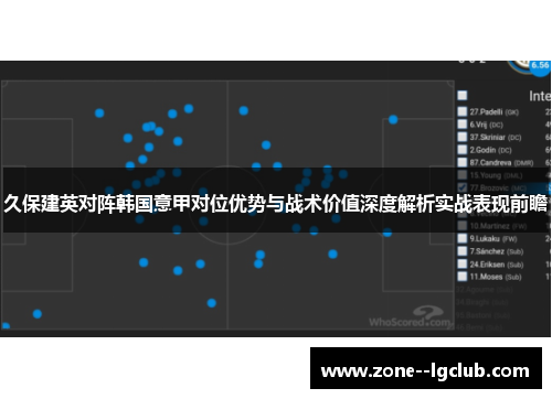 久保建英对阵韩国意甲对位优势与战术价值深度解析实战表现前瞻 久保建英对阵韩国意甲对位优势与战术价值深度解析实战表现前瞻
