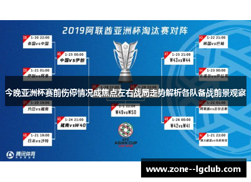 今晚亚洲杯赛前伤停情况成焦点左右战局走势解析各队备战前景观察